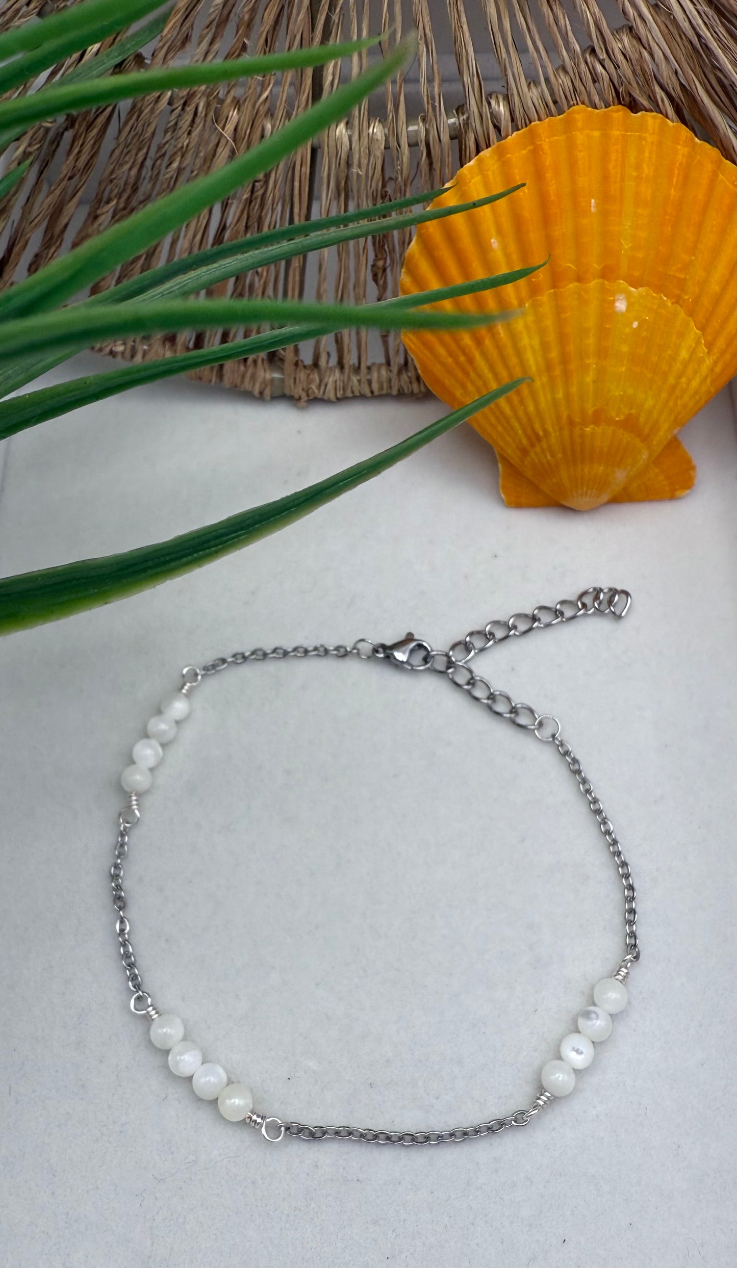 Mother of Pearl Anklet