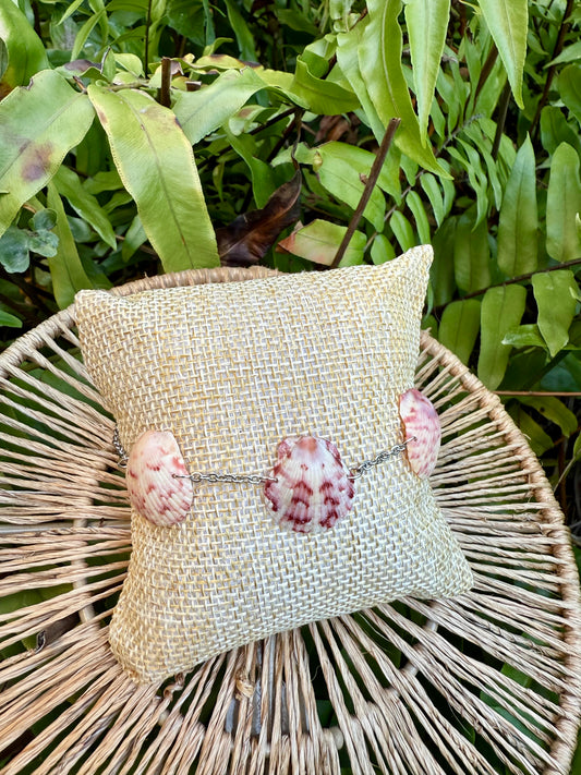 Triple Scallop Shell Bracelet