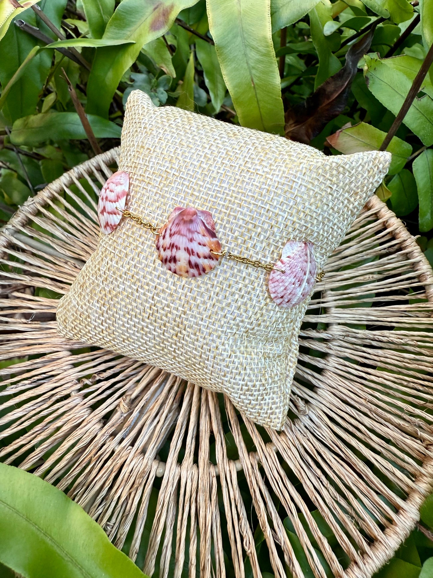 Triple Scallop Shell Bracelet