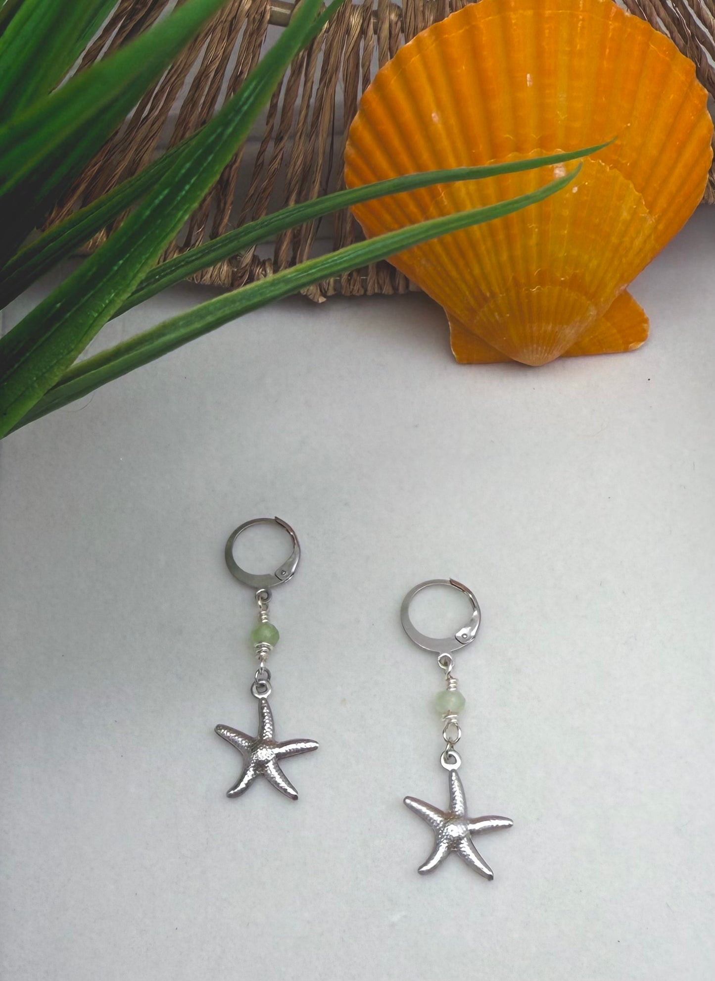 Starfish Charm Earrings