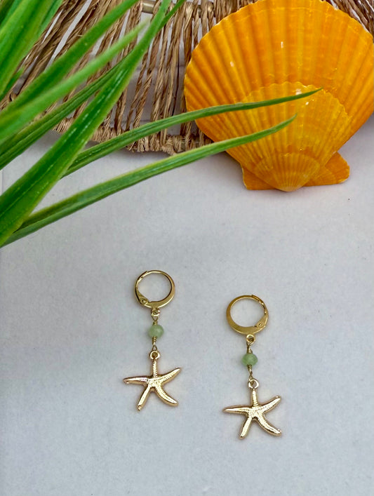 Starfish Charm Earrings