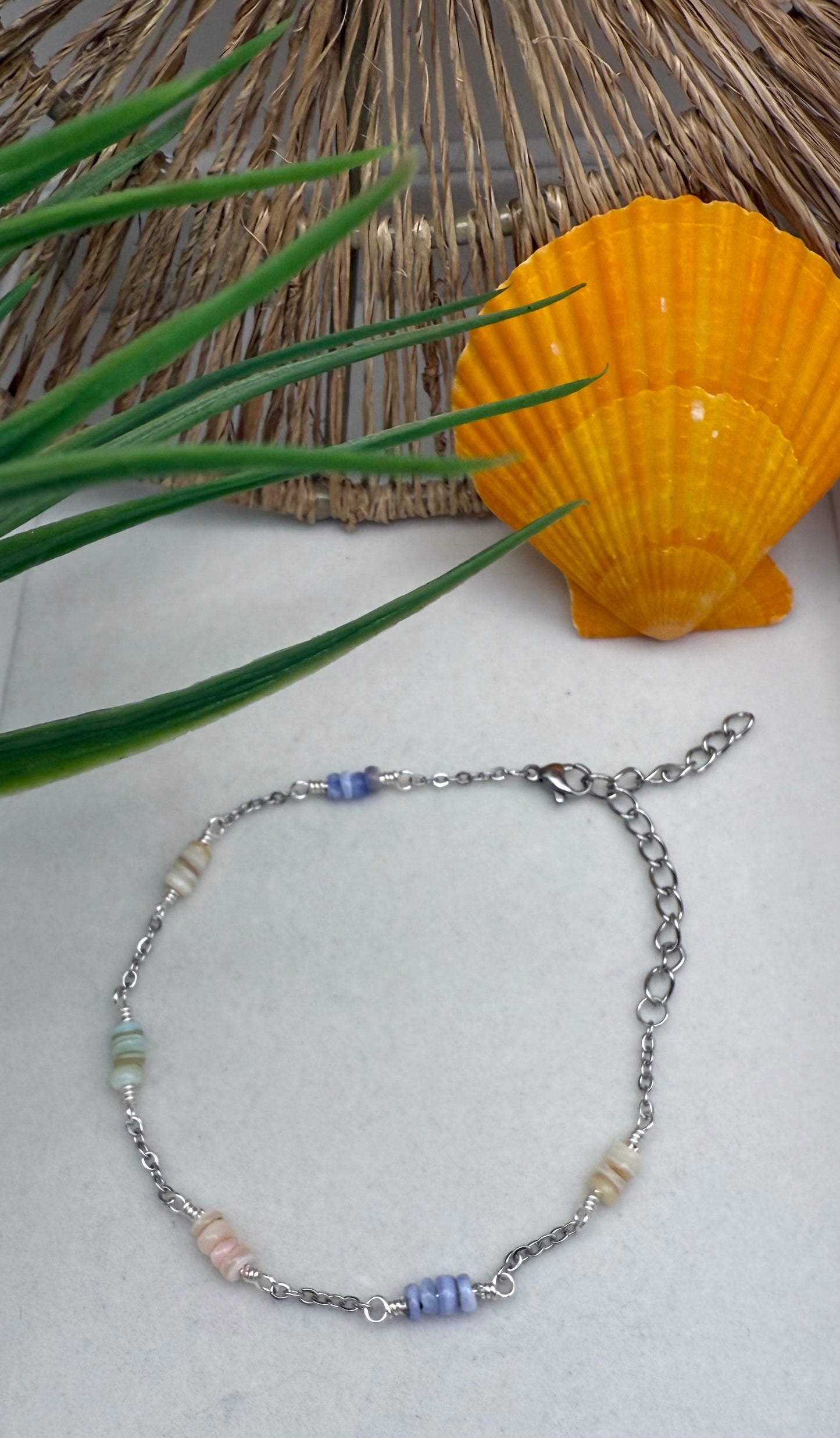 Pastel Mermaid Anklet