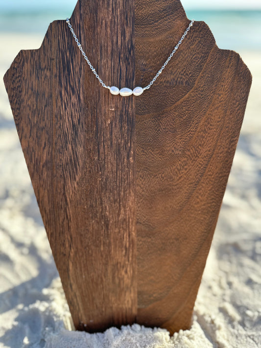 Freshwater Pearl Bar Necklace