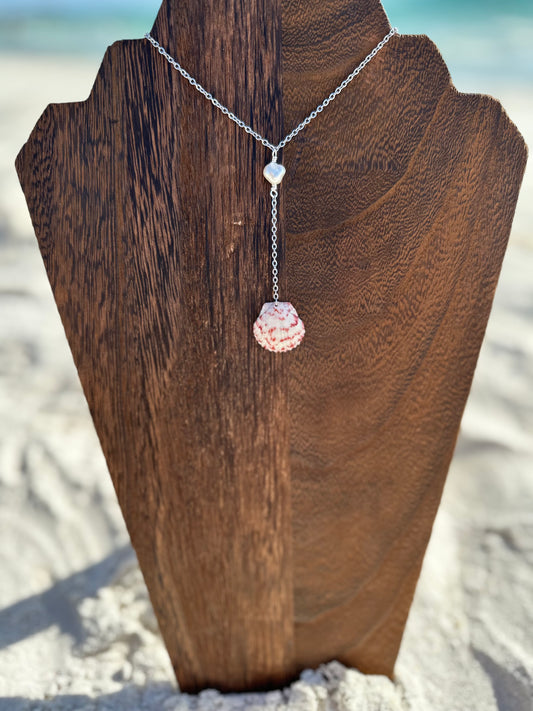 Scallop Drop Necklace