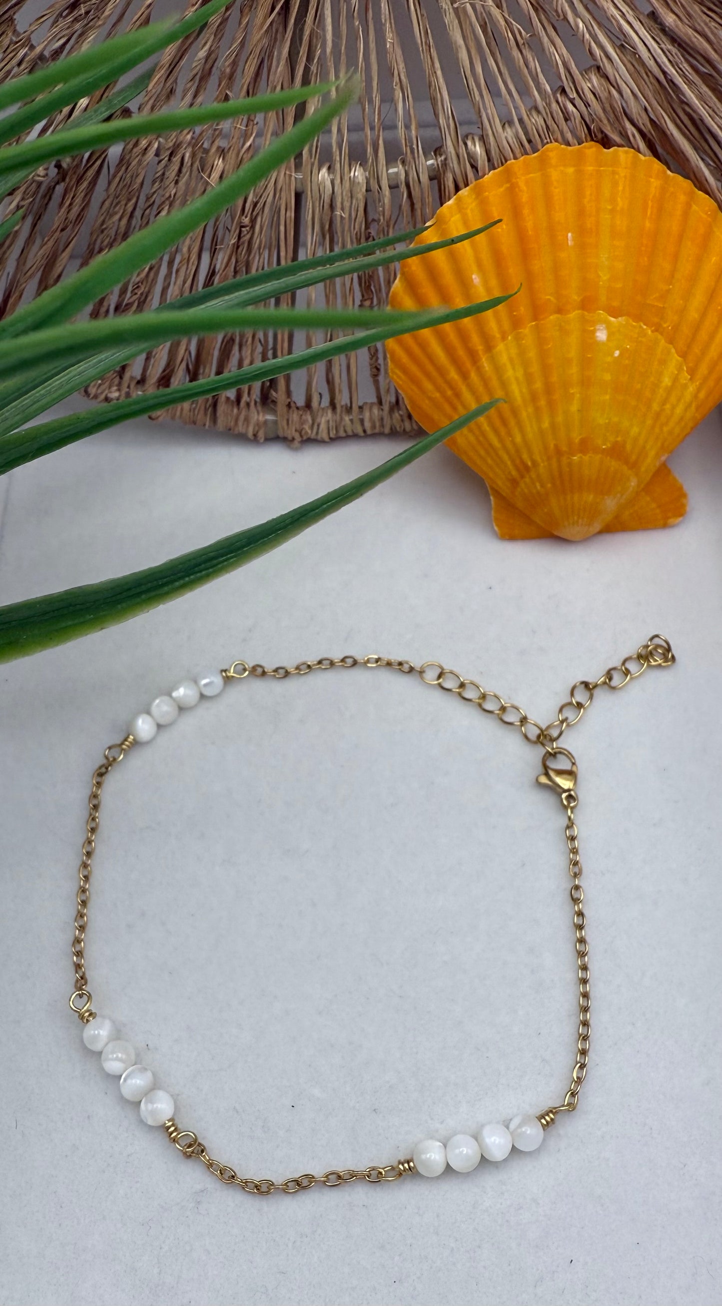 Mother of Pearl Anklet